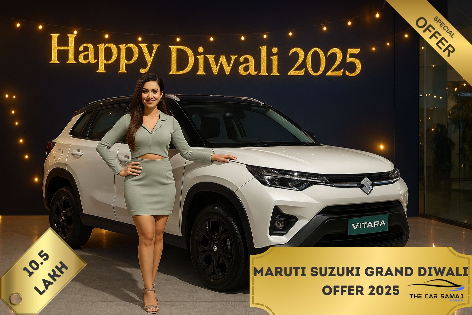 Maruti Suzuki Victorious 2025 Diwali Offer Discount, Price & Booking Details